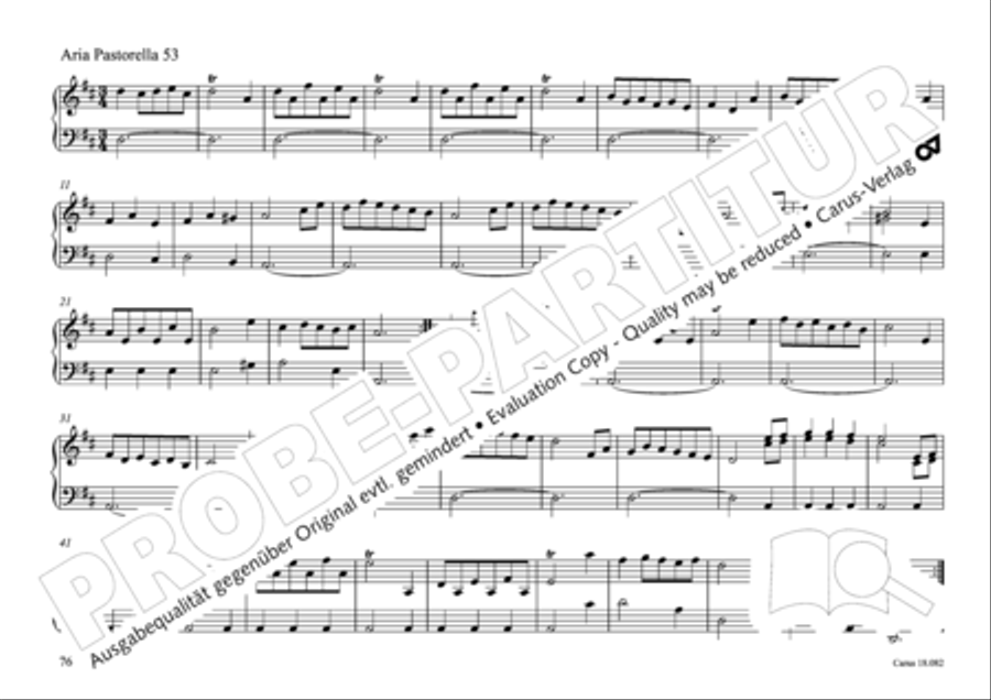 Pastoral music for organ, vol. 2: Germany, Bohemia, Austria, South Tyrol Organ Solo scores gallery preview page 77