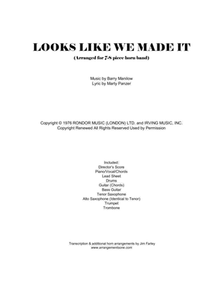 Book cover for Looks Like We Made It