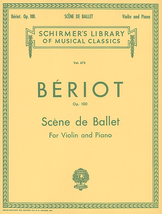 Book cover for Scène de Ballet, Op. 100