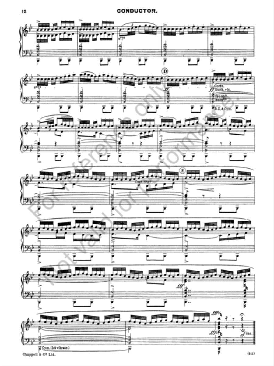 Africaine Concert Band scores gallery preview page 14