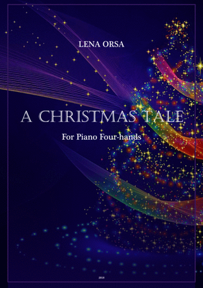 Book cover for A Christmas Tale for Piano Four-hands