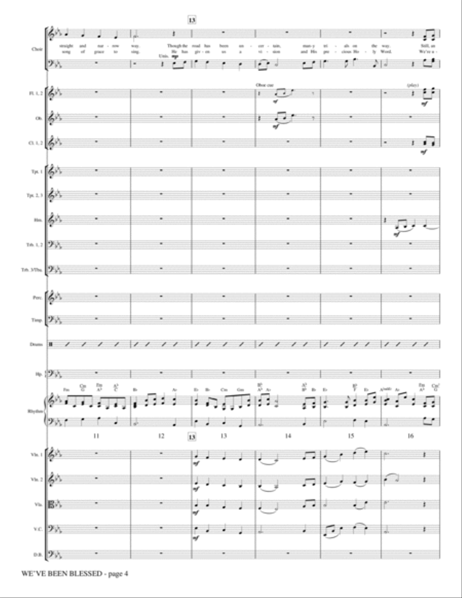 We've Been Blessed - Full Score Choir scores gallery preview page 3