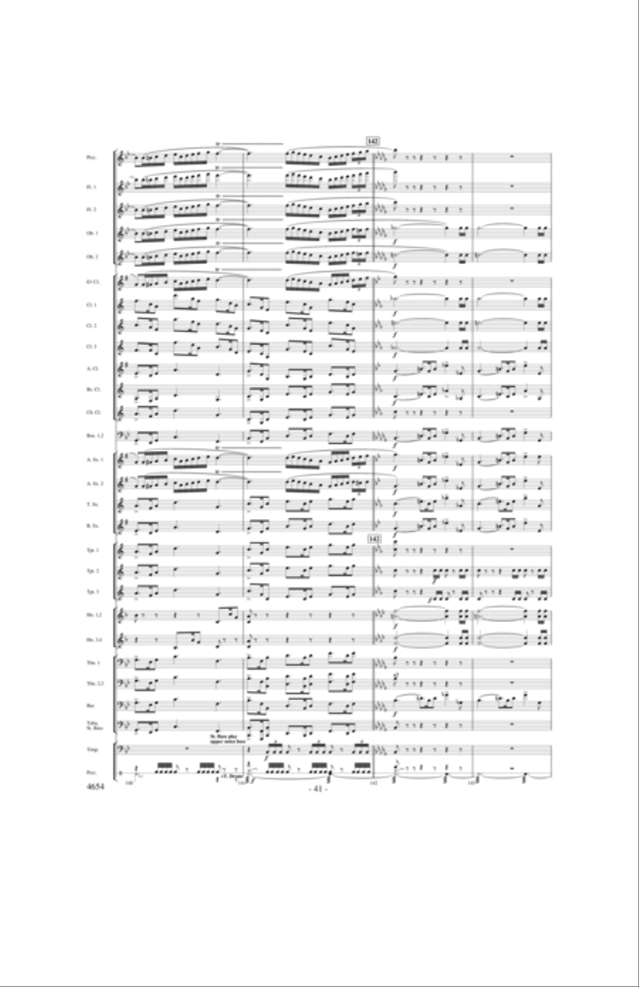 Ride of the Valkyries Concert Band scores gallery preview page 40