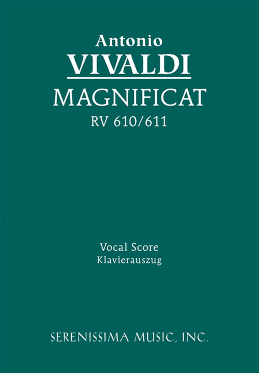 Magnificat in G minor, RV 610/611 Choir scores gallery preview page 1