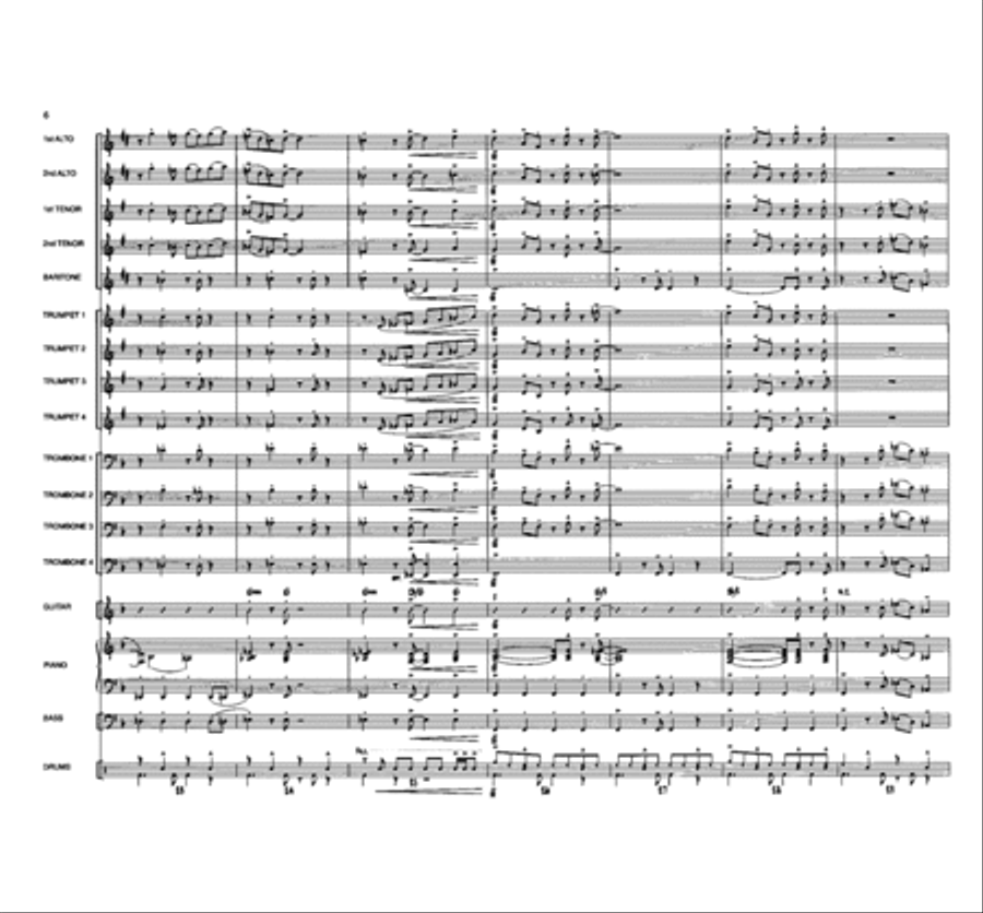 Panic Button Jazz Ensemble scores gallery preview page 5