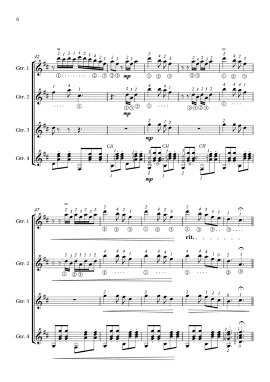 Army Dreamers Guitar Solo scores gallery preview page 6