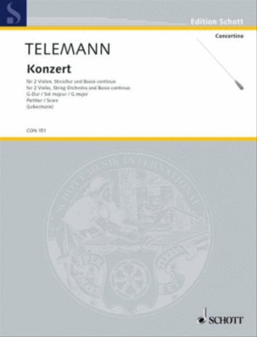 Concerto in G Major Concerto in G Major Chamber Orchestra scores gallery preview page 1