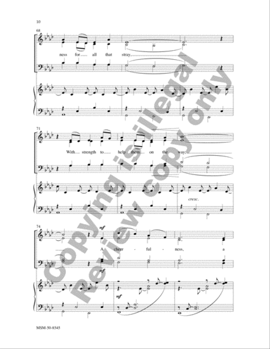 A Heart of Grace 4-Part scores gallery preview page 9