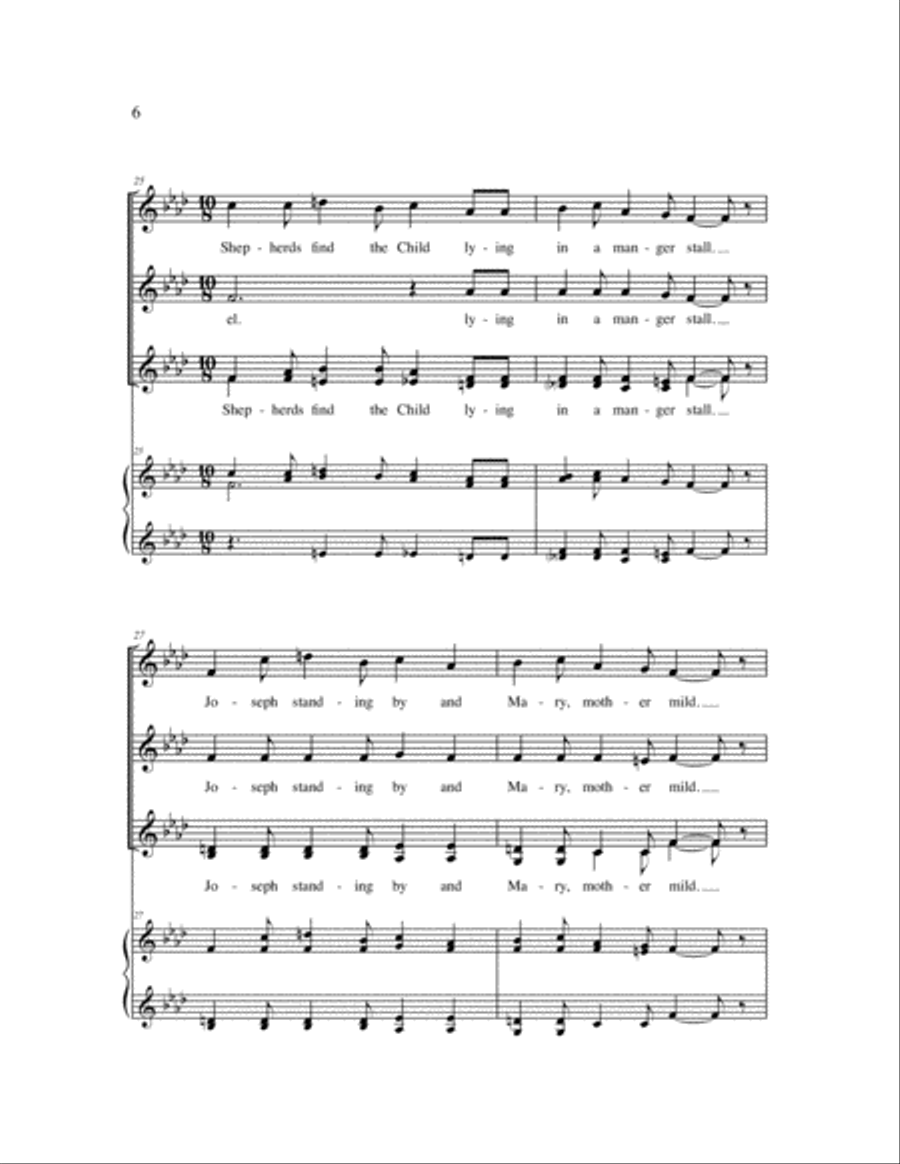 Sing We Now of Christmas Sing We Now of Christmas SSAA scores gallery preview page 6