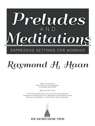 Preludes and Meditations (Digital Delivery)
