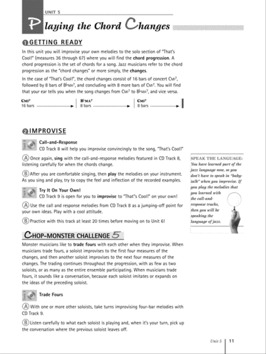 Chop-Monster, Book 1 Jazz Ensemble scores gallery preview page 4