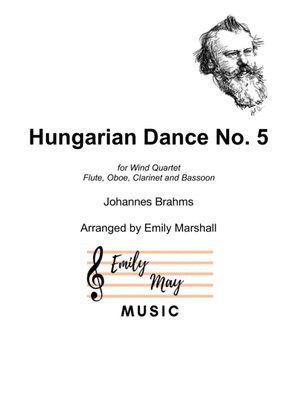 Hungarian Dance No. 5 (for Woodwind Quartet)