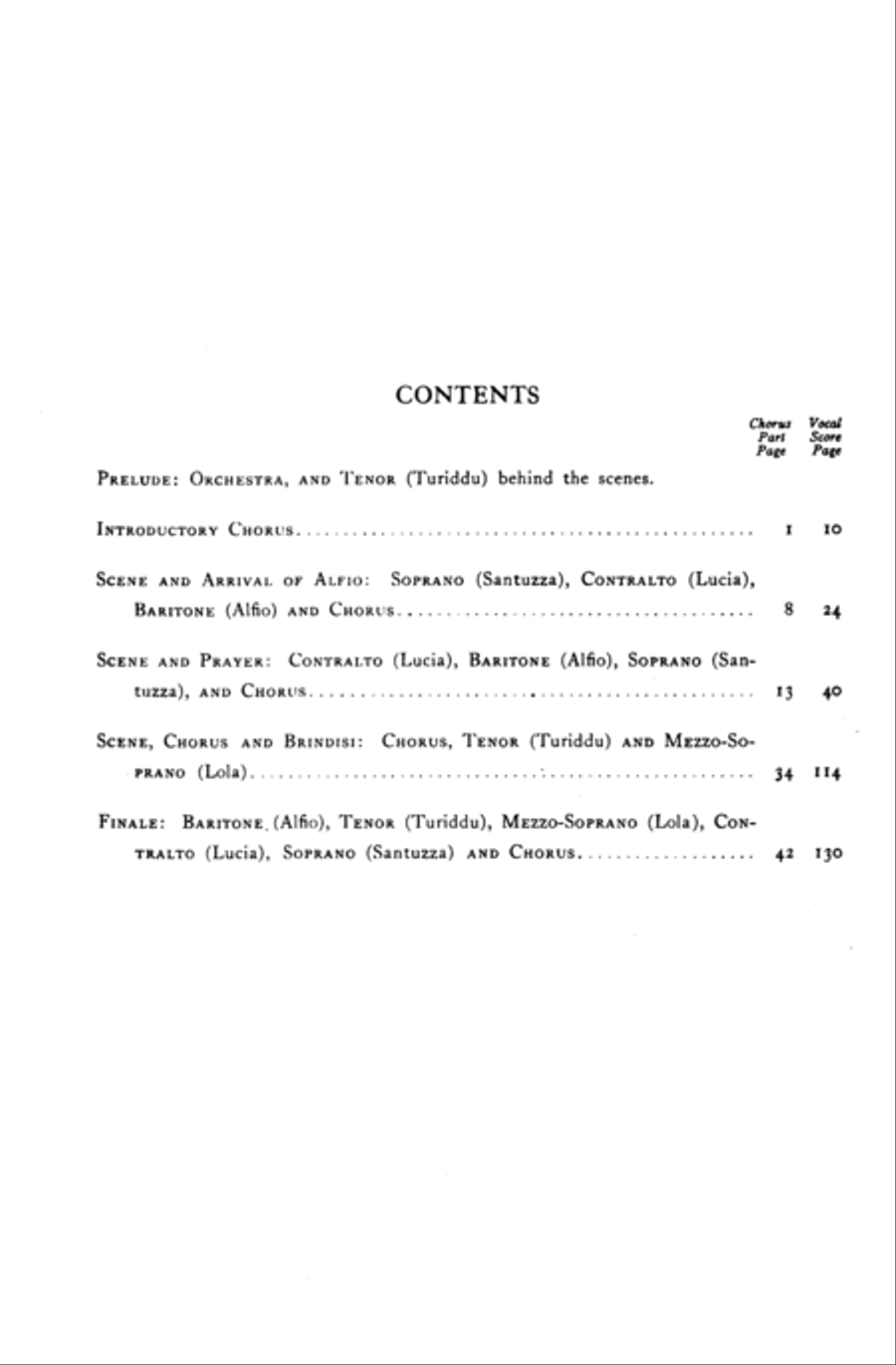 Cavalleria Rusticana by Pietro Mascagni Voice - Sheet Music page 3
