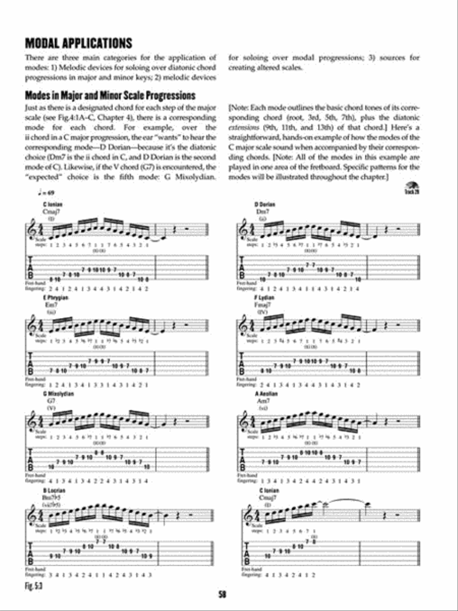 Soloing Strategies for Guitar Guitar Tablature scores gallery preview page 7