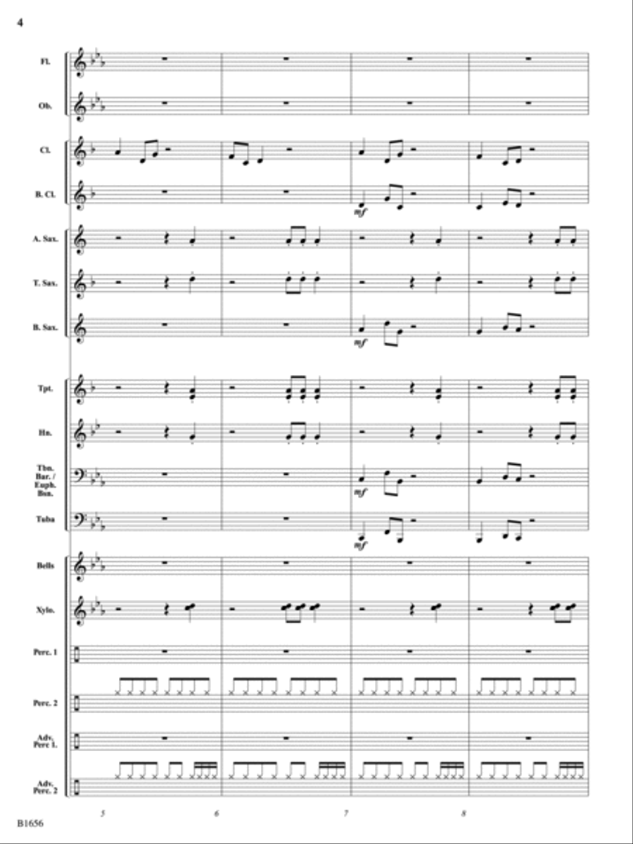 Teleportation: Score Concert Band scores gallery preview page 4