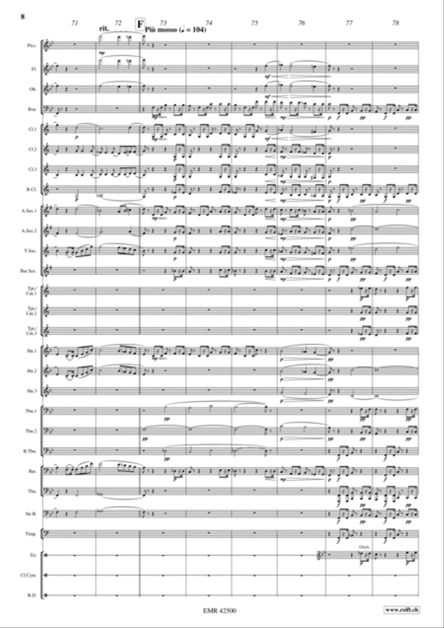 Il Pirata Il Pirata Concert Band scores gallery preview page 8