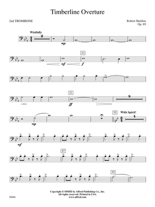 Timberline Overture: 2nd Trombone