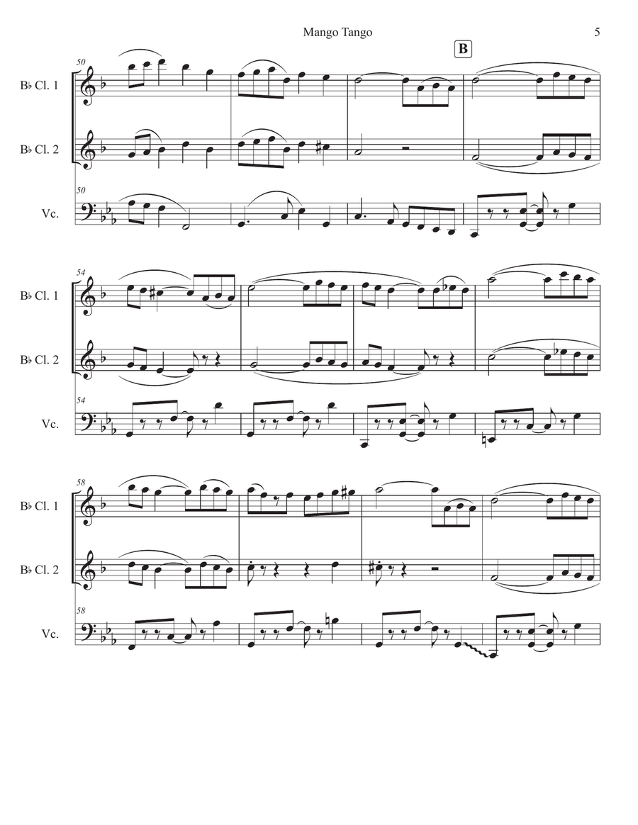 Mango Tango Small Ensemble scores gallery preview page 5