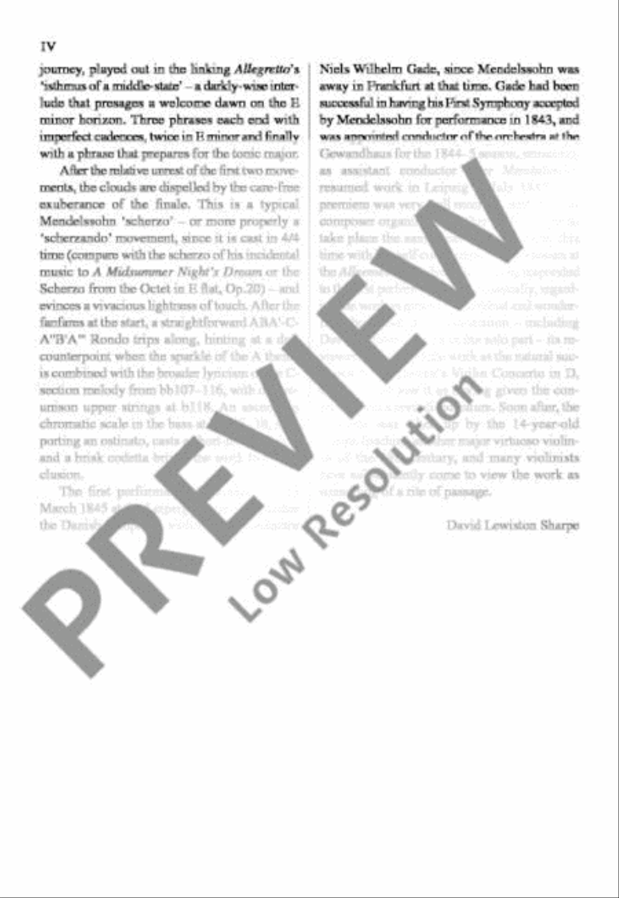 Concerto E minor Orchestra scores gallery preview page 5