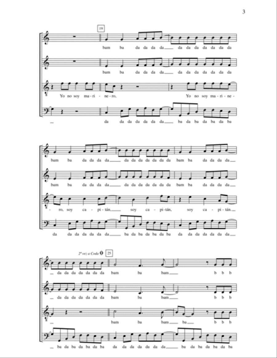 La Bamba 4-Part scores gallery preview page 3