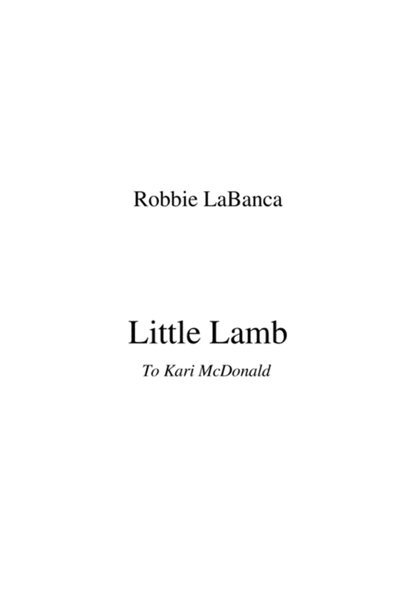Little Lamb (Soprano and Piano)