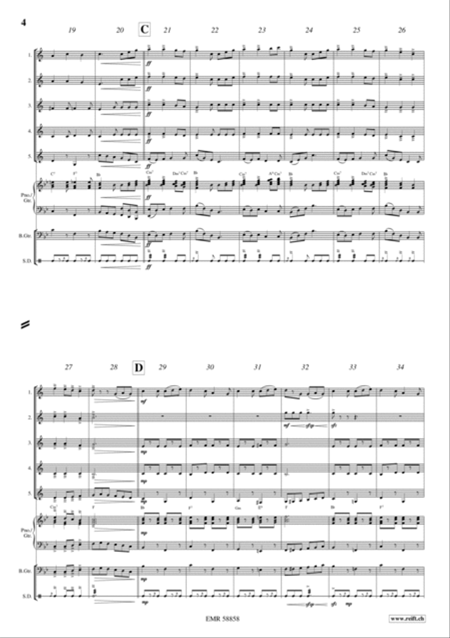 Celtic Party Clarinet Quintet scores gallery preview page 5
