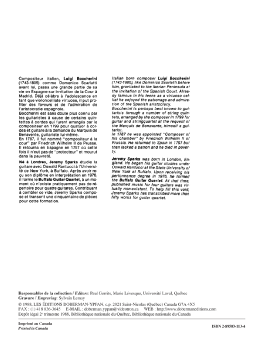 Introduction et Fandango Guitar Ensemble scores gallery preview page 1