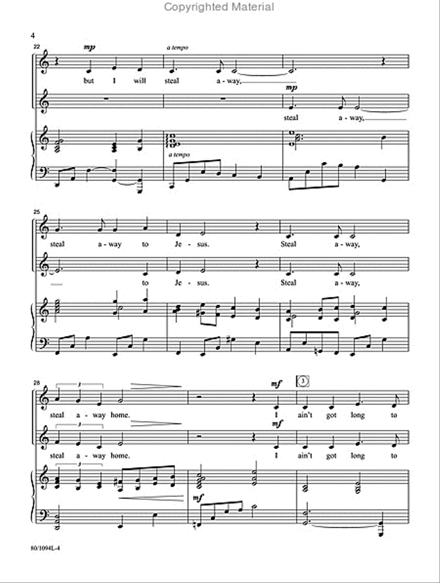 Give Me Jesus - Vocal Duet Medium Voice scores gallery preview page 4