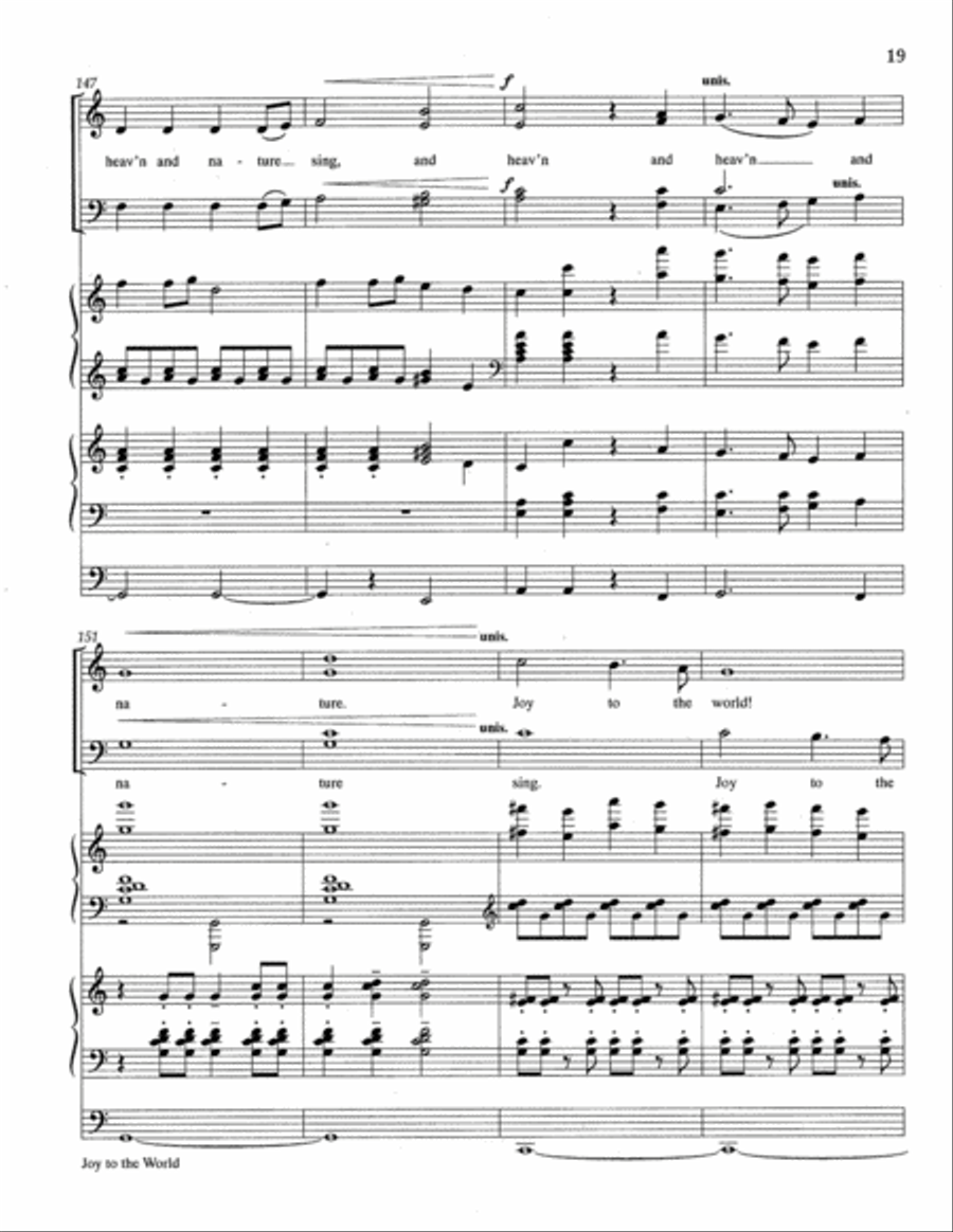Joy to the World Joy to the World 4-Part scores gallery preview page 20