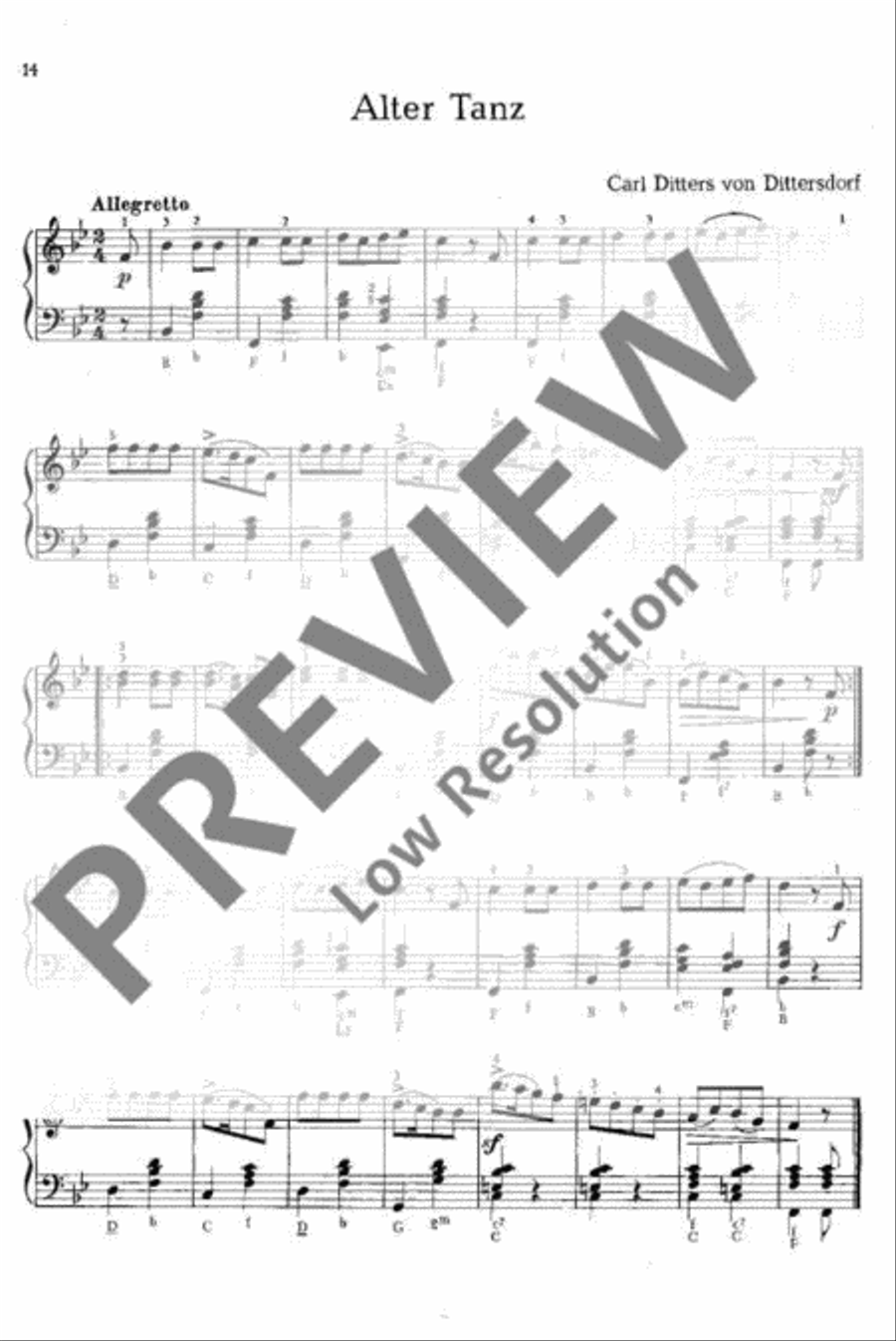 Kleine Tänze großer Meister Accordion scores gallery preview page 15