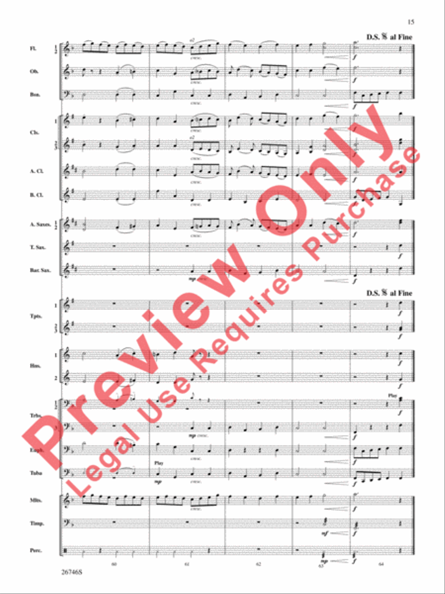 Ancient Aires and Dances Ancient Aires and Dances Concert Band scores gallery preview page 16