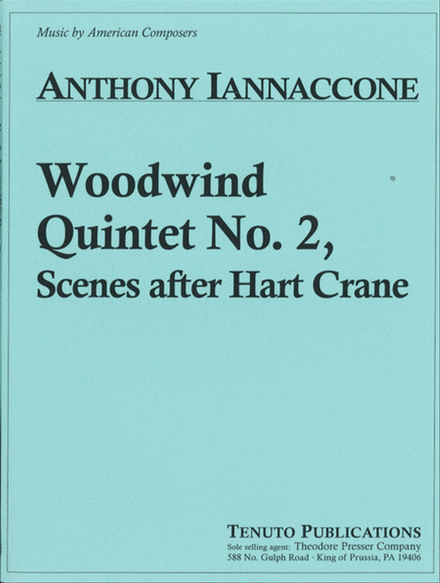 Woodwind Quintet No. 2, Scenes After Hart Crane Woodwind Quintet scores gallery preview page 1