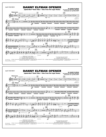 Danny Elfman Opener - 2nd Bb Trumpet