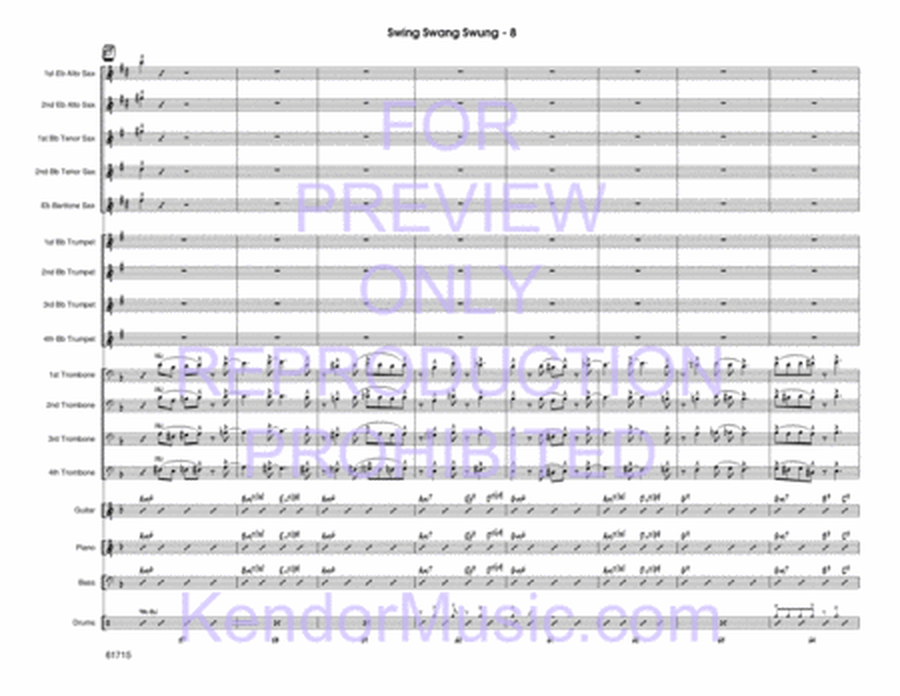 Swing Swang Swung (Full Score)