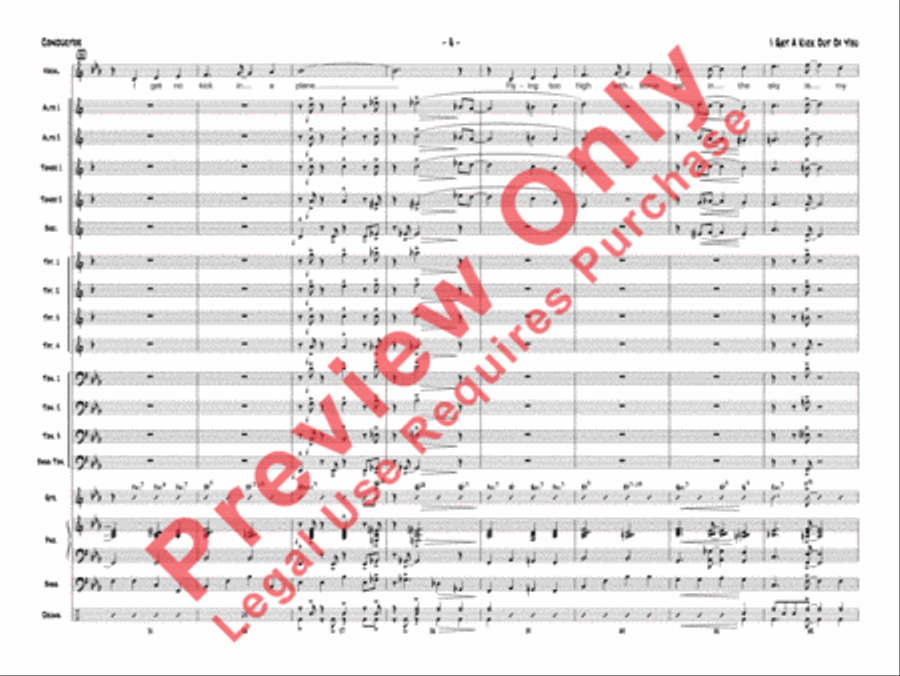 I Get a Kick Out of You Jazz Ensemble scores gallery preview page 29