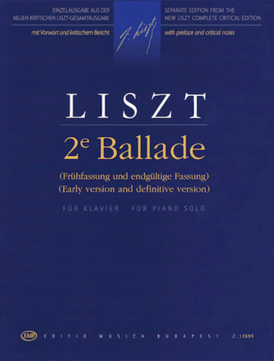 Franz Liszt : Ballade No. 2