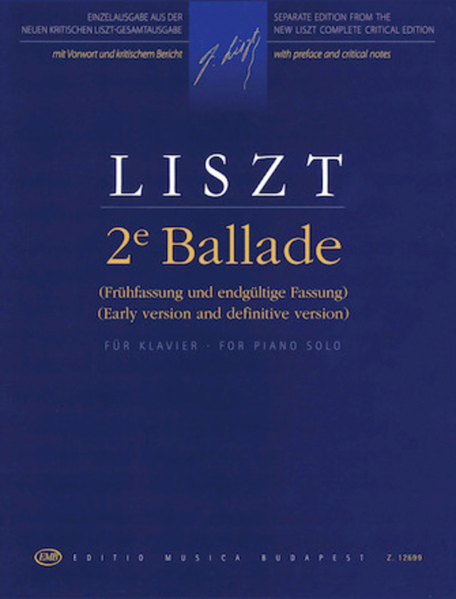 Ballade No. 2 Piano Solo scores gallery preview page 1