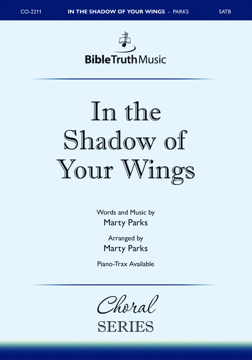 In the Shadow of Your Wings Choral Octavo image number null