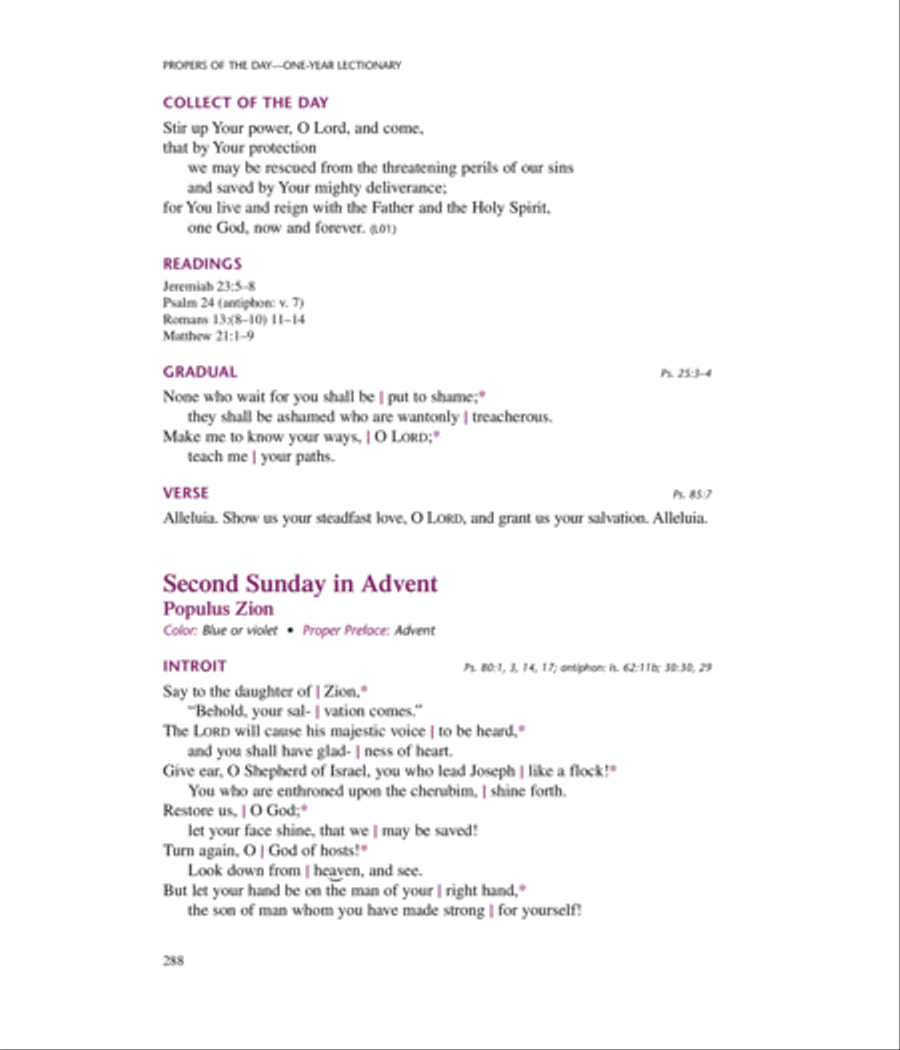 Lutheran Service Book: Propers of the Day Choir scores gallery preview page 20