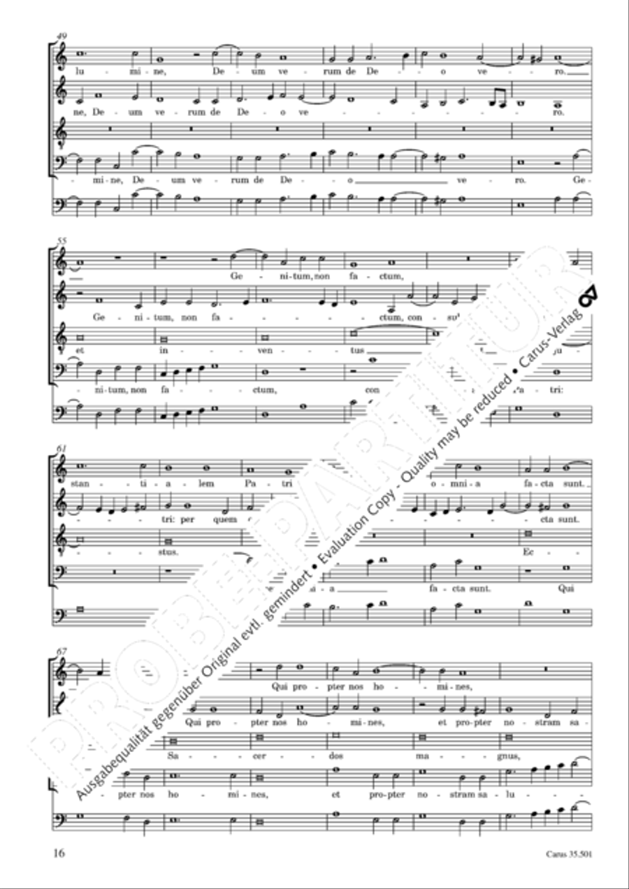 Palestrina: Masses and individual movements Score scores gallery preview page 31