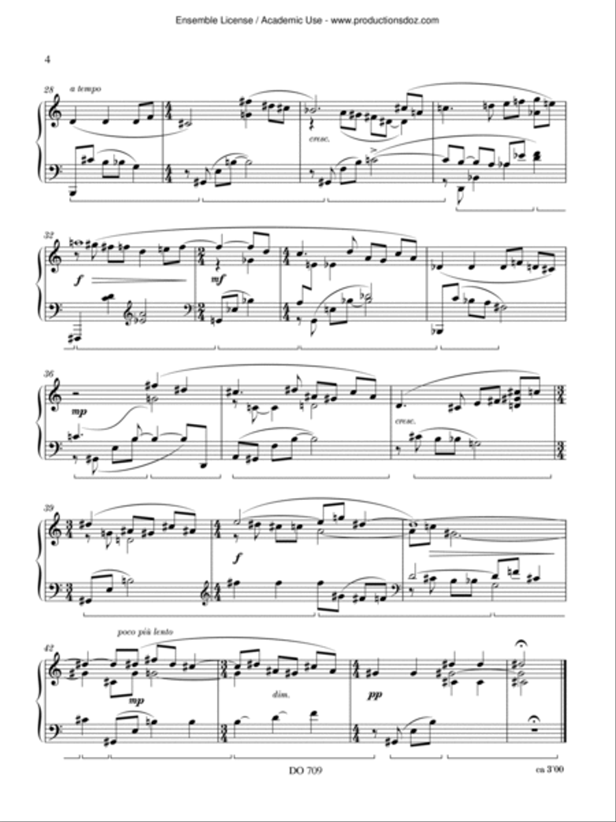 Six pièces pittoresques Piano Solo scores gallery preview page 4