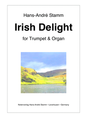 Book cover for Irish Delight for trumpet and organ