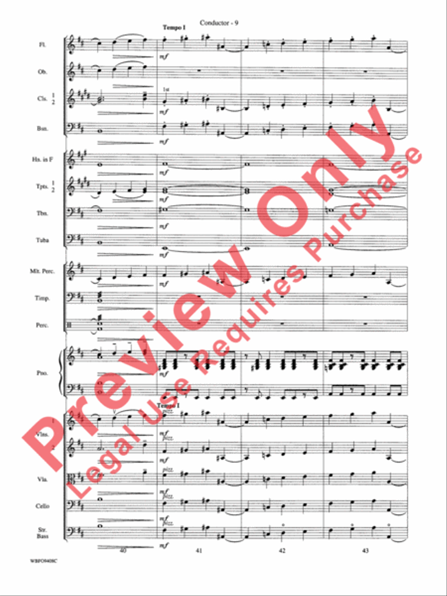 Rhapsody In Blue Full Orchestra scores gallery preview page 12