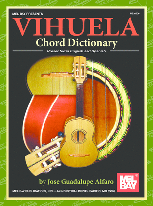 Book cover for Vihuela Chord Dictionary