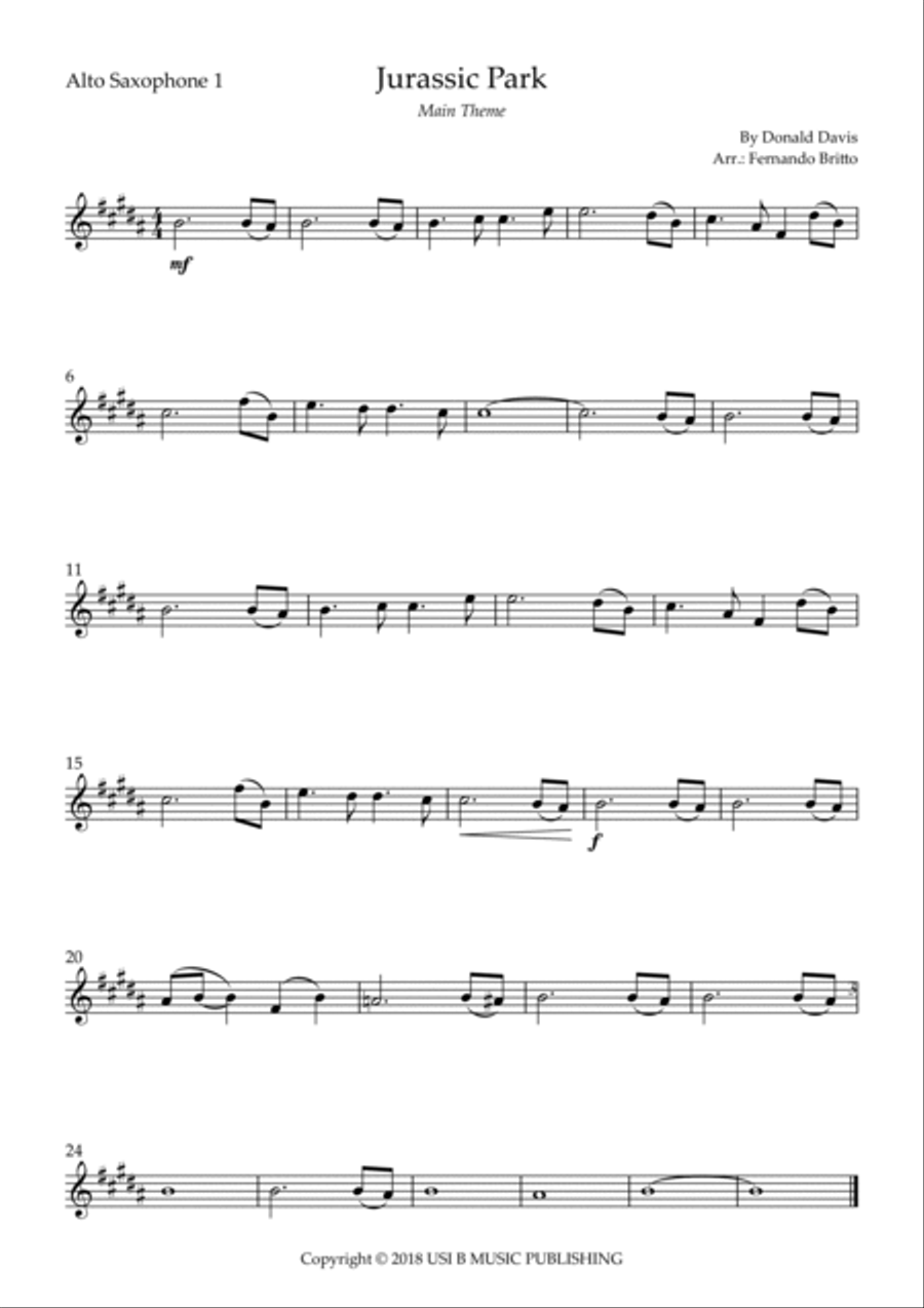 Jurassic Park Iii Woodwind Trio scores gallery preview page 3
