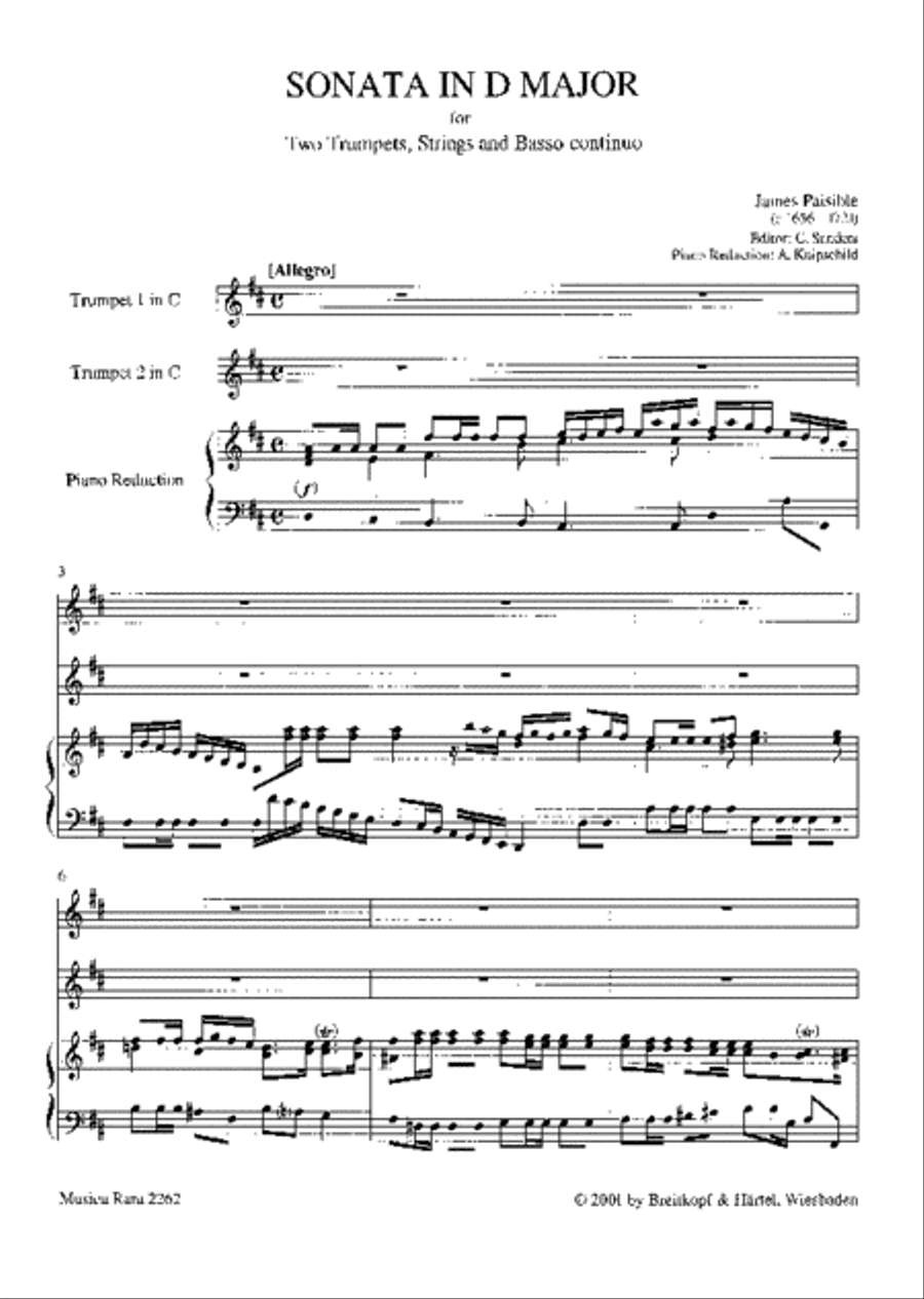 Sonata in D major Piano Trio scores gallery preview page 2
