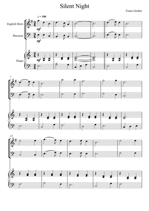Franz Gruber - Silent Night (English Horn and Bassoon Duet)