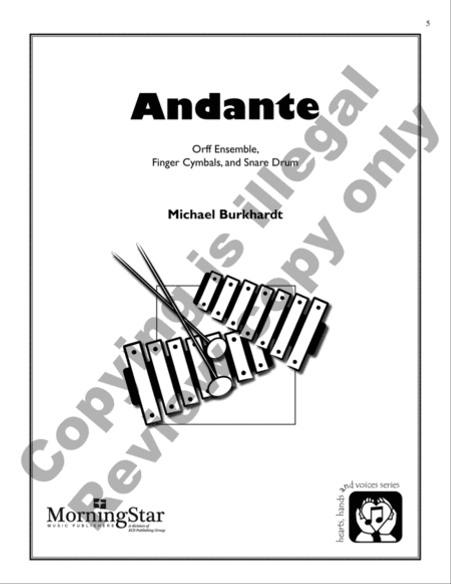 Six Original Compositions for Orff Ensemble Sacred scores gallery preview page 6