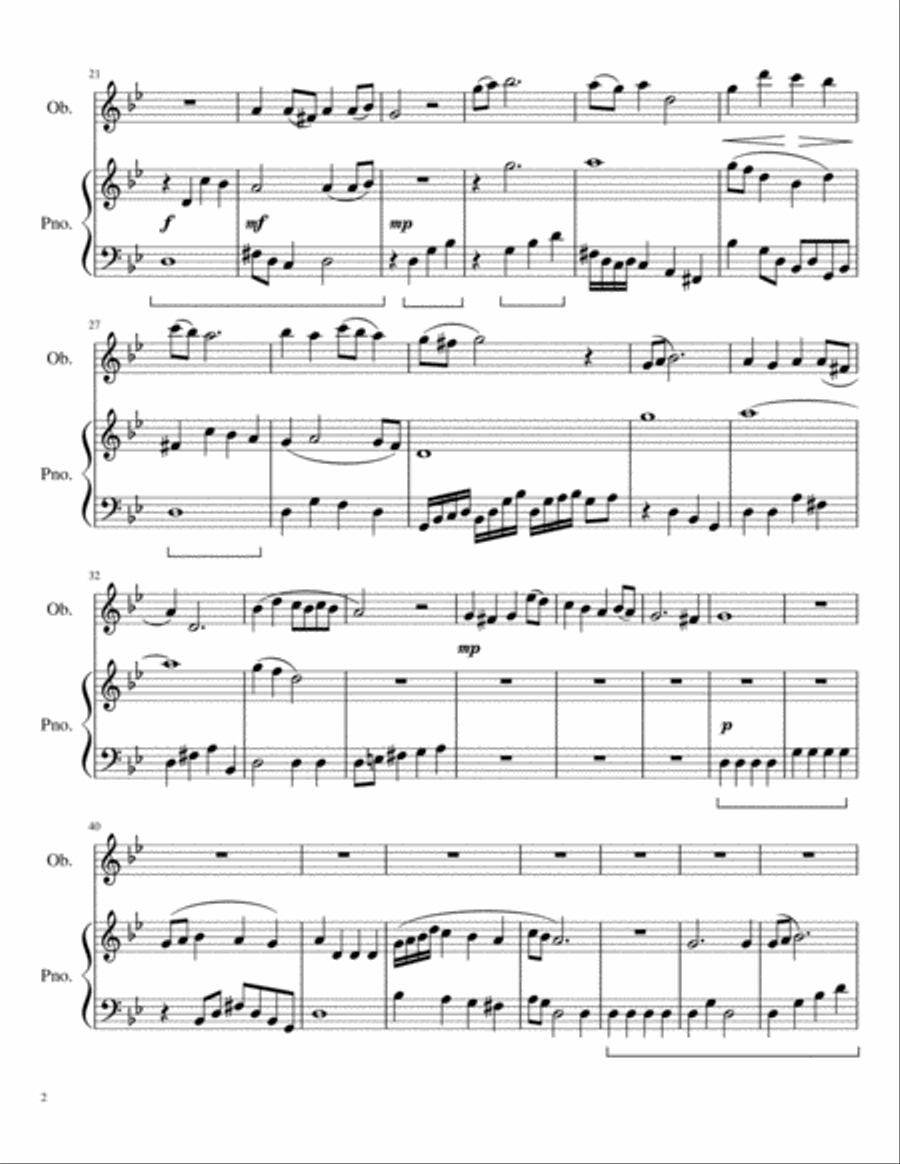 Mind In Peace Woodwind Duet scores gallery preview page 2