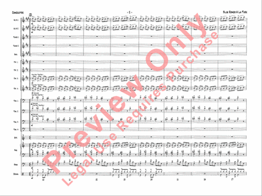 Blue Rondo a la Turk Jazz Ensemble scores gallery preview page 5